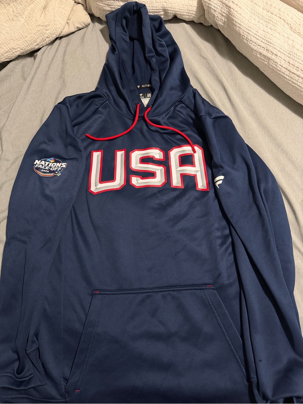 Fanatics Team USA hockey 4 Nations hoodie men’s L